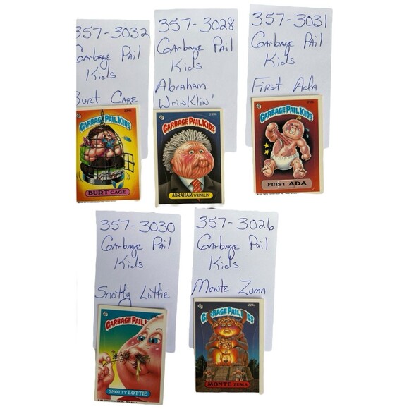 Lot of 10 Vintage Garbage Pail Kids Trading Cards Stickers 1980s Topps Mixed - Picture 4 of 16